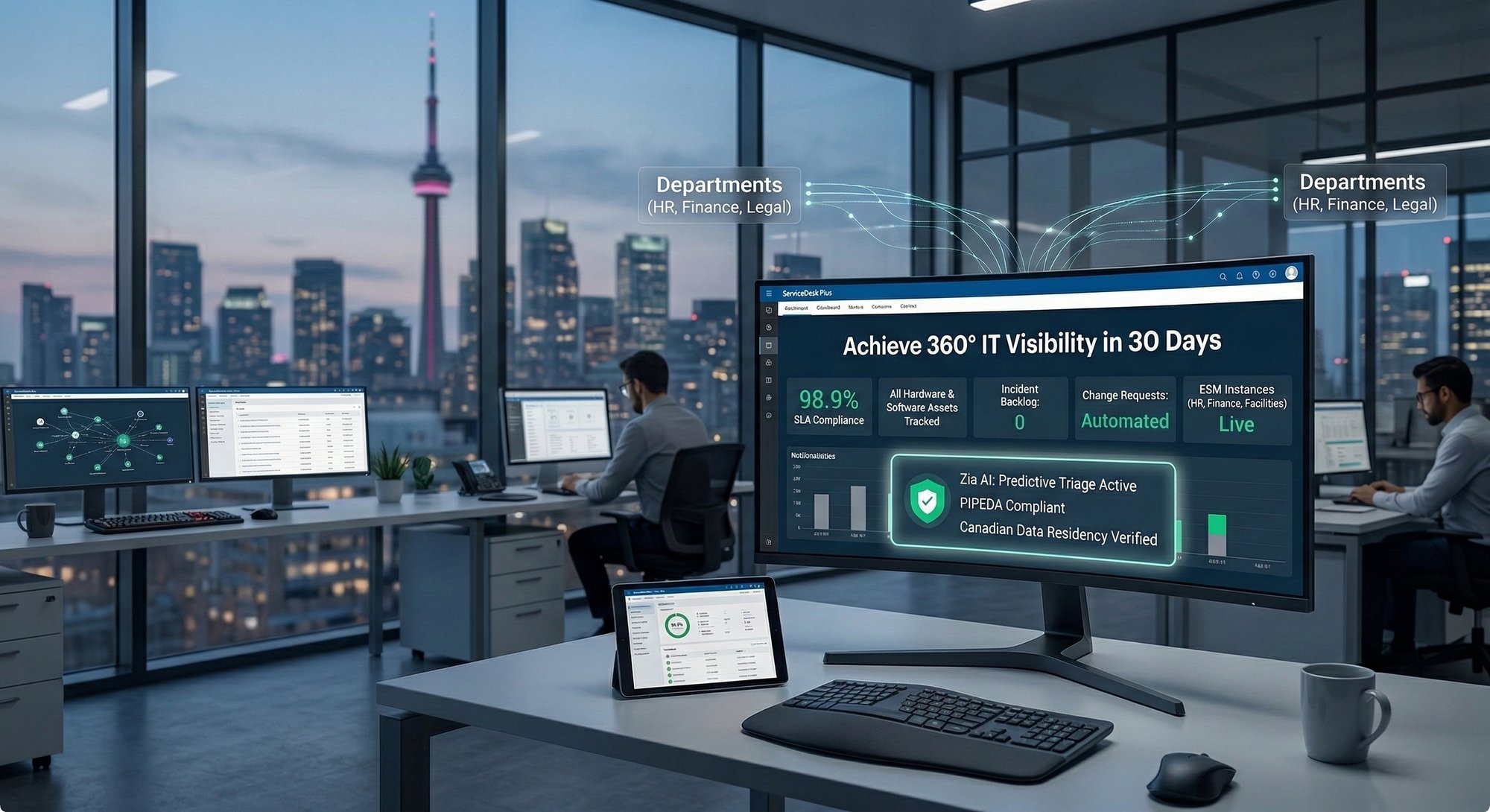 2026-03-05 ServiceDesk Plus Landing Page Hero Image